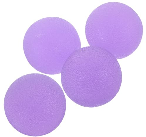 Alipis 4 Piezas Pelotas de Agarre para Mano Bolas de Entrenamiento Elásticas para Fortalecer Muñeca y Dedos Juguete Antiestrés Portátil y Masaje Relajante para Ejercicio Casa y Oficina