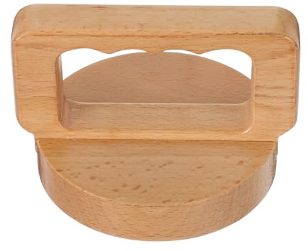 OATIPHO Tablero de Impresión Madera de Haya con Mango Ergonómico Herramienta de Estampado para Linograbado y Scrapbooking Base Antideslizante para Manualidades Creativas