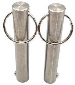 1pc goupille à dégagement rapide à bille unique en acier inoxydable Diamètre 10mm, Longueur de serrage 90mm