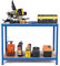 FREE NEXT DAY DELIVERY**.Heavy Duty 2 Level Workbench 600KGs Workstation Home Garage DIY Work Table 900mm H x 1200mm W x 600mm D Blue