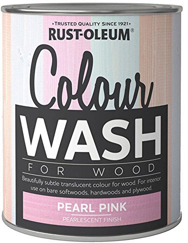 Rust-Oleum Colour Wash Paint Pearl Pink - 750ml