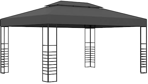 vidaXL Paviljong 3x4 m antracit