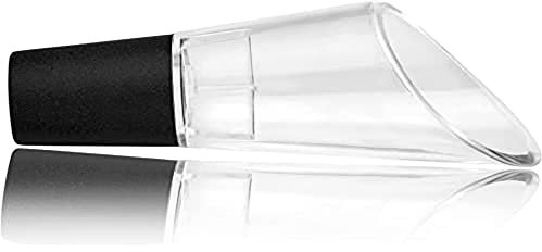 Qpractiko | Versatore Salvagoccia | 4,2x1,8 cm, Plastica, Vetro | Chiusura in silicone, Adattabilità universale, Facile da pulire | Versamento vino senza gocce