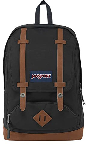 JanSport CORTLANDT Großer Rucksack, 15 inch -Laptopfach, Black (Schwarz)