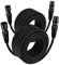 EBXYA XLR Mikrofonkabel 20M 2Pack - Symmetrisches XLR Stecker auf Buchse Kabel für DMX und Mikrofon Patch
