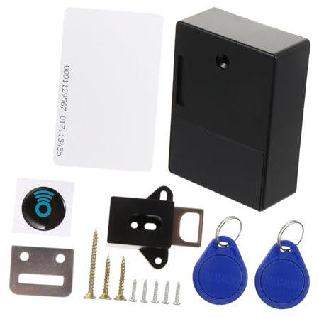 OSALADI unsichtbarer Sensorverschluss Schrankschloss Türschloss kinder schubladensicherung Kinderschrankschlösser Elektronisches Sensorschloss intelligentes drahtloses kabellos