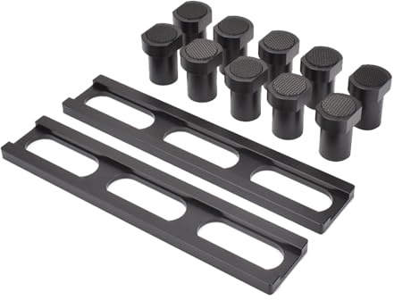 Tyenaza 10Pcs Set Woodworking Planing Stop, 20mm Bench Planing Stop Baffle Table Workbench Auxiliary Tool
