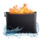 Feuerfeste Dokumententasche A4, 34x24cm Wasserfeste Tasche, Sicherheit Aufbewahrungsbeutel mit Ziplock, Geldtasche für Urkunden, Pässe, Rechtsakten, Wertsachen
