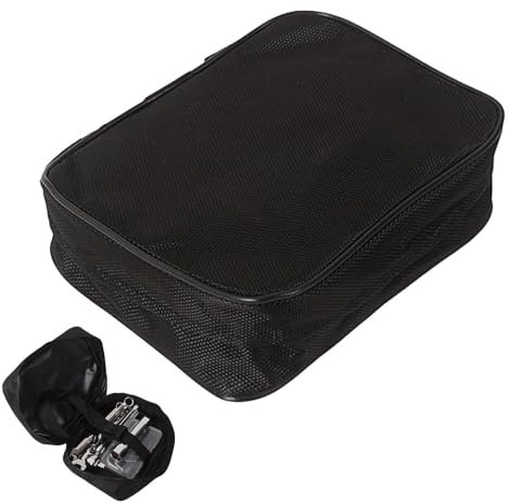 Borsa per attrezzi per moto, Borsa posteriore per moto, Borsa porta attrezzi posteriore antipolvere, Strumento di stoccaggio con cuscinetto di rinforzo ammortizzante per bastoncini da equitazione, for