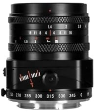 Compatibile con Sony E ZVE10, compatibile con FUJIFX X-T1 Micro 4/3 E-PL1, obiettivo manuale Tilt-Shift da 50 mm F1.4 Obiettivo APS-C ad ampia apertura con 2 in 1(E-card)