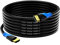 Rommisie 4K/60HZ HDMI Kabel 12m (HDMI 2.0,18Gbps) Ultra High Speed vergoldete Anschlüsse,Ethernet Audio Return Video 4K, Full HD1080p, 3D-kompatibel Blu-Ray Laptop PS3 PS5 PS9 PC HDTV