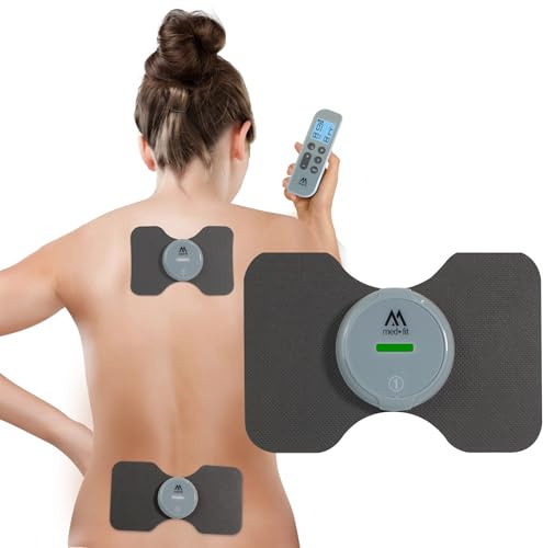 Med-Fit Dual Channel Combo 3, The 3 in 1 Wireless TENS, EMS and Massage Therapy.Professional Strength,18 clinically Approved pre-Set Programs for Back, Shoulder, Sciatica, Endometriosis, Period Pain