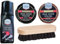 Black & Brown Wax Shoe Polish 50ML & 100ML With 2 Brushes, Instant Shine, Water Resistant, Extra Shiny Polish for Leather Shoes