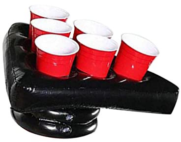 Abaodam Sombrero Inflable Sostenedor De Bebida PVC para Fiesta Bandeja Triangular Aerada Accesorio Divertido para Cumpleaños Bodas Carnavales y Celebraciones Familiares