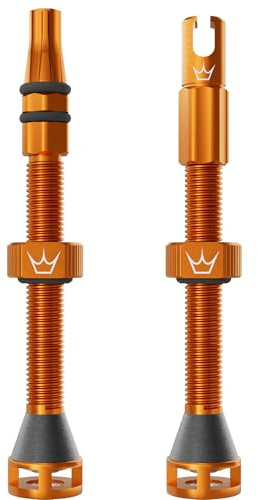 Peaty's Holeshot Fast Flow Valves - MTB Compatible, 60mm, Silver