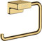 hansgrohe AddStoris - Toilettenpapierhalter, Klopapierhalter für Wandmontage, Klorollenhalter, verdeckte Befestigung, Badezimmer Zubehör, Polished Gold Optic, 41771990
