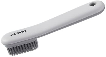 MEIJMJIA - Waschbürste, Reinigungsbürste mit extra harten Borsten, zum Reinigen von Kleidung, Schuhen, Fliesen, Küche, Bad (weiß/mit Griff)