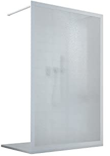 Duschwand Walk-in Free 120 cm H 190 aus Acryl Modell Beatrix zentral