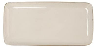 Bidasoa Ikonic Fuente Rectangular Cerámica 28x14cm Blanco
