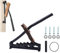 Manual Wood Log Splitter, Wall Mounted Firewood Kindling Splitter with Screws, Portable Firewood Kindling Splitter with Replaceable Handle for Home Indoor Outdoor Camping Use (Extended)