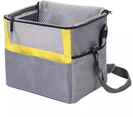LYXXJRYBHD Portabicicletas para Perros, Cesta para Bicicleta con Tapa, Cesta para Bicicleta para Mascotas Pequeñas, Portabicicletas para Mascotas, para Picnics, Compras