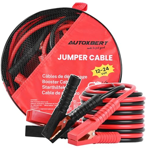 AUTOXBERT 2000 A, 2 x 6 m, cavo di avviamento per auto, camion, auto, auto, cavo di avviamento