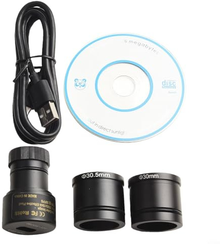 Digital okularkamera, 5 MP Cmos USB-mikroskop kamera industriell kamera med 480 Mb/s USB 2.0 och progressiv skanningssensor för tillförlitlig bildinspelning