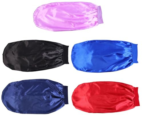 NUOBESTY Satin Sleeping Caps Wide-Brimmed Sleep Caps for Women with Elastic Band Long Hair Loose Fit Night Hair Protector Dreadlocks Care
