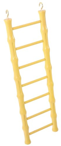 ibasenice Échelle à Oiseaux et Hamster Plastique Sûre Escalade pour Perroquets Perruches et Petits Oiseaux Accessoire de Cage Pratique et Facile à Installer Améliore