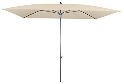 Doppler Absolut wasserdichter Gartenschirm Waterproof 225x120 ohne Volant, UV-Schutz 80, Farbe natur ecru