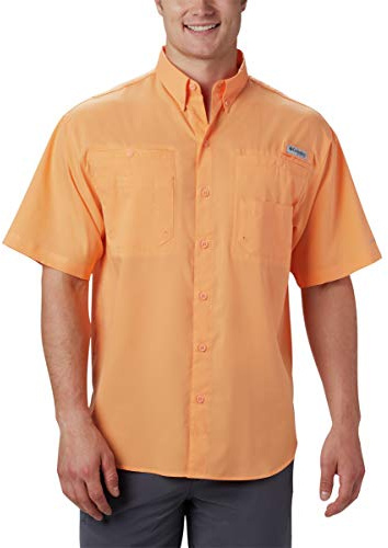 Columbia Men's Standard Tamiami II SS Shirt, Bright Nectar, Medium