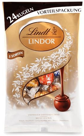 Lindt Lindor XXL Mischbeutel, 2er Pack (2 x 300 g)