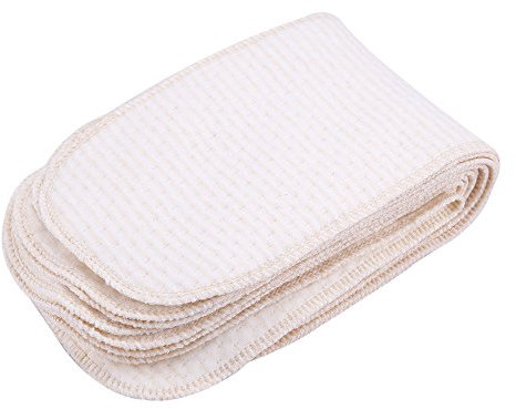 Babywindel Windel, 10 Stücke Weiche Baumwolle Multifunktions Atmungsaktive Einlage Windel Lätzchen Wiederverwendbare Windeln Tuch Wasseraufnahme Handtuch Lätzchen für Neugeborene Kinder