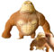 Hojalis Gorilla Stressabbau Spielzeug, Squishy Monkey Toy, Sensory Relief Fidget Toy, Gorilla Stress Toy, Weiches Squeeze-Spielzeug, Gorilla-Figur Zum Stressabbau für Kinder und Erwachsene (16*17cm)