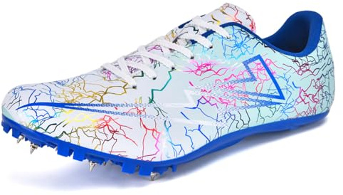 ZHENSI Zapatillas De Atletismo con Clavos para Niños Hombres Y Mujeres Ligeras para Carreras Y Sprint