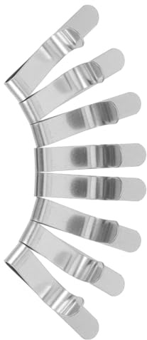 CONGARTENO Lot de 8 Pinces Extensibles en Acier Inoxydable pour Anneaux à Mousse 6-10 CM Clips de Fixation pour Cercles à Pâtisserie Maintien Stable pour Cuisson de Gâteaux et Desserts