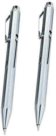 WEDO Vierfarb-Kugelschreiber mit Schiebemechanik (2er Pack Stifte)