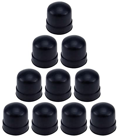 Tighall Lot de 10 embouts de trombone noirs en caoutchouc de 1,1 cm pour pièces d'instruments en laiton