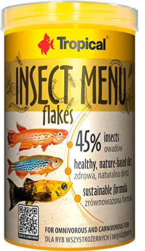 Insect Menu Flakes 1000ml / 200g - alimento multicomponente en Forma de Escamas a Base de 3 Insectos