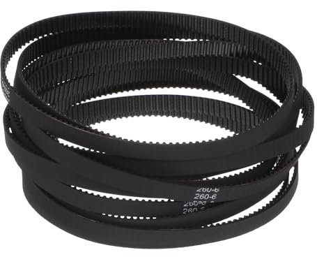 sourcing map 2GT Zahnriemen 260-2GT-6, 6 mm Breite x 260 mm Länge, 3D-Drucker-Zahnriemen, 10 Stück