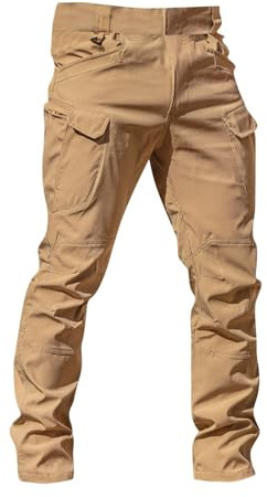 Pantalon Tactique Homme Cargo Treillis Militaire Randonnée Chasse de Travail avec Plusieurs Poches Stretch Extensible Séchage Rapide pour Activités en Plein Air
