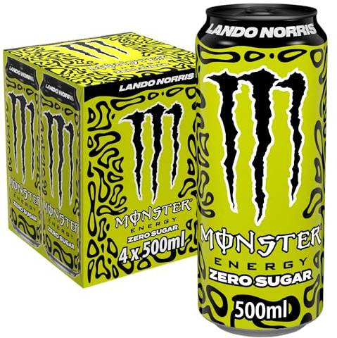 Monster Energy Drink Lando Norris Zero Sugar 4 x 500ml
