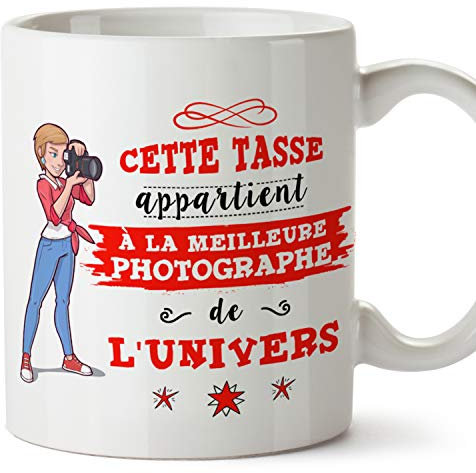 MUGFFINS Mug/Tasse Photographe (Meilleur de l'Univers) - Idées Cadeaux Drôles Photographie