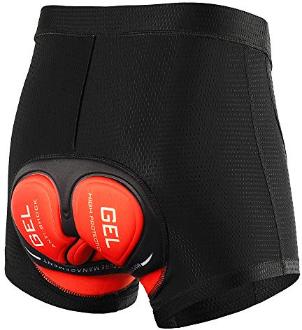 Aomiun Men Cycling Shorts 3D Padded Breathable Quick Dry Anti Slip Cycle Underwear S/M/L/XL/XXL