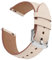 Wanme Cuir Bracelet Compatible avec Garmin Venu 2S/Venu 3S/Vivomove 3S / Vivoactive 4S Femme, 18mm Bracelet de Remplacement pour Garmin Forerunner 265S / Forerunner 255S (Starlight, 18mm)