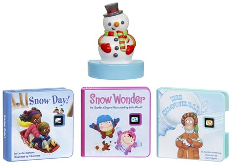 little tikes Story Dream Machine Story Collection - Snowy Day Collection - 3 Storytime Books and 1 Audio Play Character - For Toddlers and Kids, Toy For Girls and Boys Ages 3+ years