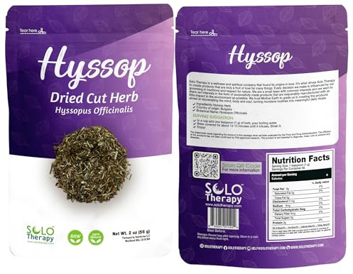 Hyssop Herb, 2 oz (56 g), Hyssop Tea - Hyssopus Officinalis, Resealable Bag (Hyssop Herb, 2, Ounce)