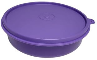 Tupperware Hitparade - Ciotola estiva con coperchio sospeso, a tenuta stagna, 350 ml, 350 ml, 350 ml, colore: viola