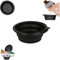 Face Bowl for Ice, 1750ml Foldable Silicone Ice Baths Bowl, Quick Cooling Foldable Silicone Wash Basin with Built-in Ice Tray, Washing Basin for Soothe Skin, Puffiness Relief, Home Use or Travel