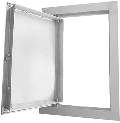 JHDXL Trappe de Visite Carré ou Rectangulaire, Résistante aux UV, Porte d'accès, Trappe Regard Compteur d'eau, Pose Affleurante, pour Mur, Plafond & Cloison(19 * 19CM/7.4 * 7.4IN)